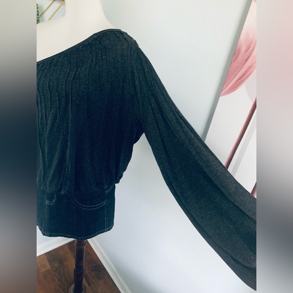 Robert Rodriguez • Gray One Shoulder Top Blouse • Size XS - Picture 4 of 11